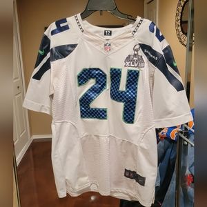 Marshawn Lynch Super Bowl Jersey - Size XL